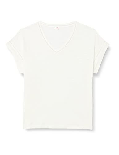 s.Oliver Women's 2129261 T-Shirts, ärmellos, Creme 0210, 36 von s.Oliver