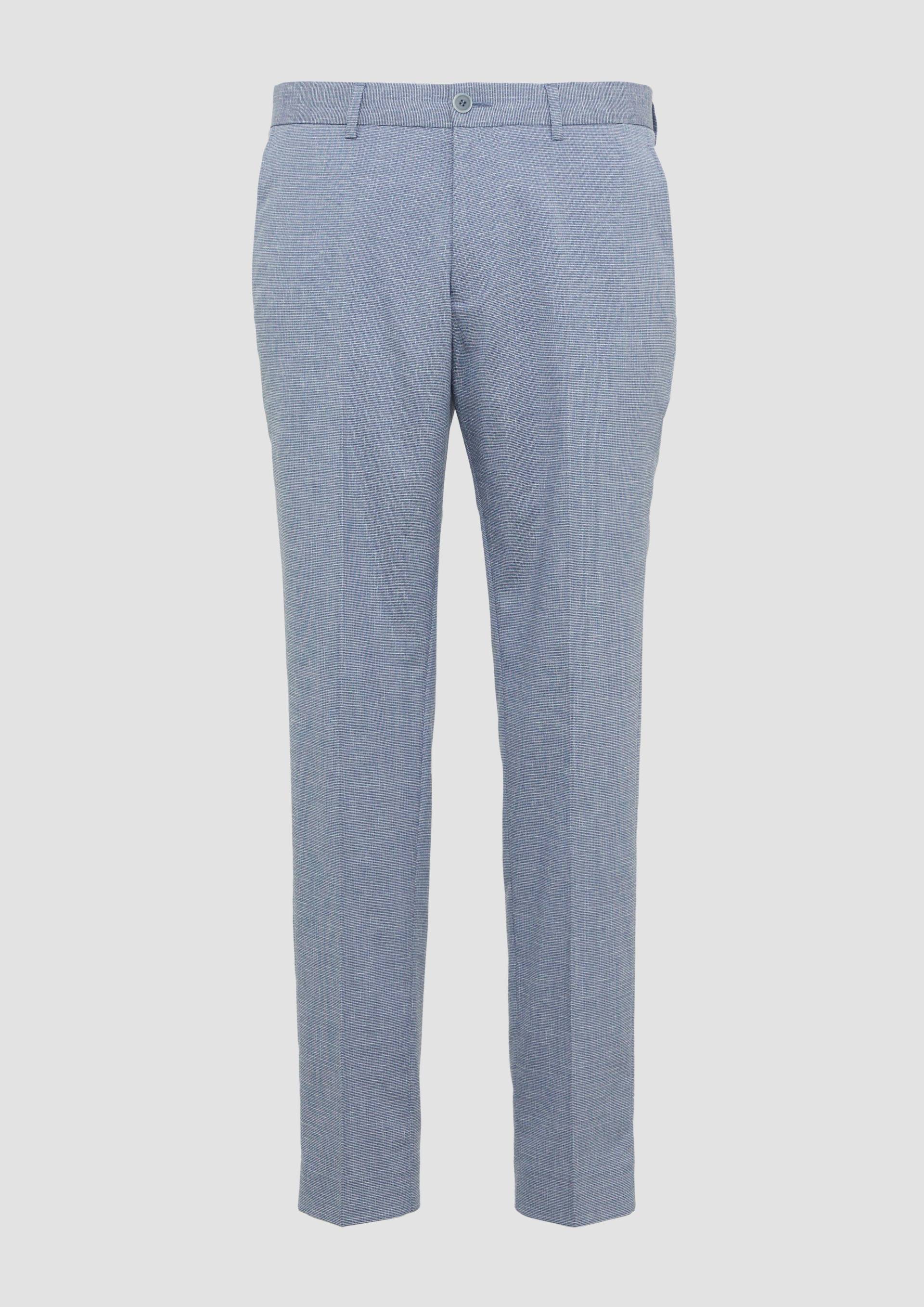 s.Oliver - s.O PURE: Fein gemusterte Anzughose, Herren, blau s.Oliver - s.O PURE: Fein gemusterte Anzughose, Herren, blau von s.Oliver