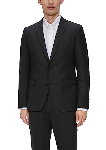 s.O Ultimate: Elastisches Sakko aus Wollmix schwarz 48 von s.Oliver
