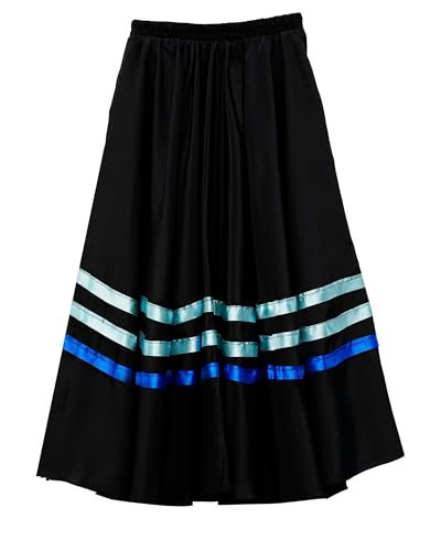 s.lemon Character Rock, Kinder Schwarz Elastische Taille Character Rock for Ballett Tanz Blau 140 von s.lemon