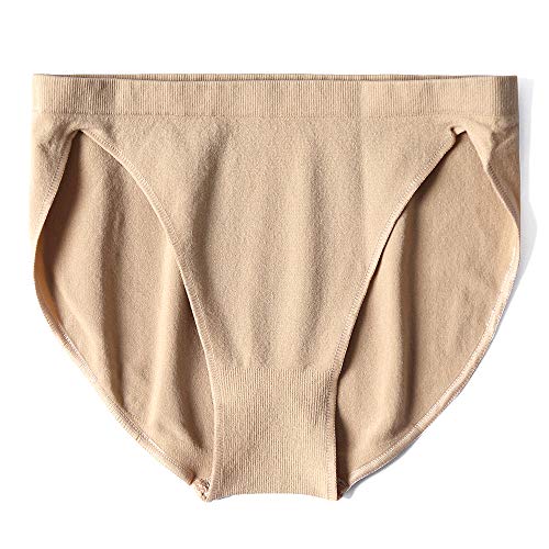 s.lemon Damen Mädchen Hoch Elastisch Nahtlos Slip Unterwäsche Unterhose für Tanz Ballett M von s.lemon