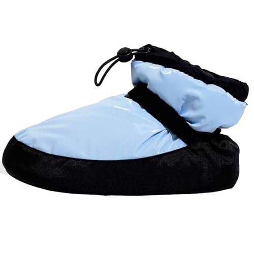 s.lemon Kinder Erwachsene Knöchel Aufwärm Boots Ballett Warm Up Stiefelette Blau L von s.lemon