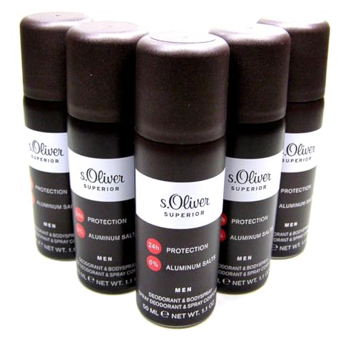 S.Oliver Selection Superior Men Deodorant Spray 250 ml (5 x 50 ml) von s.oliver cosmetics