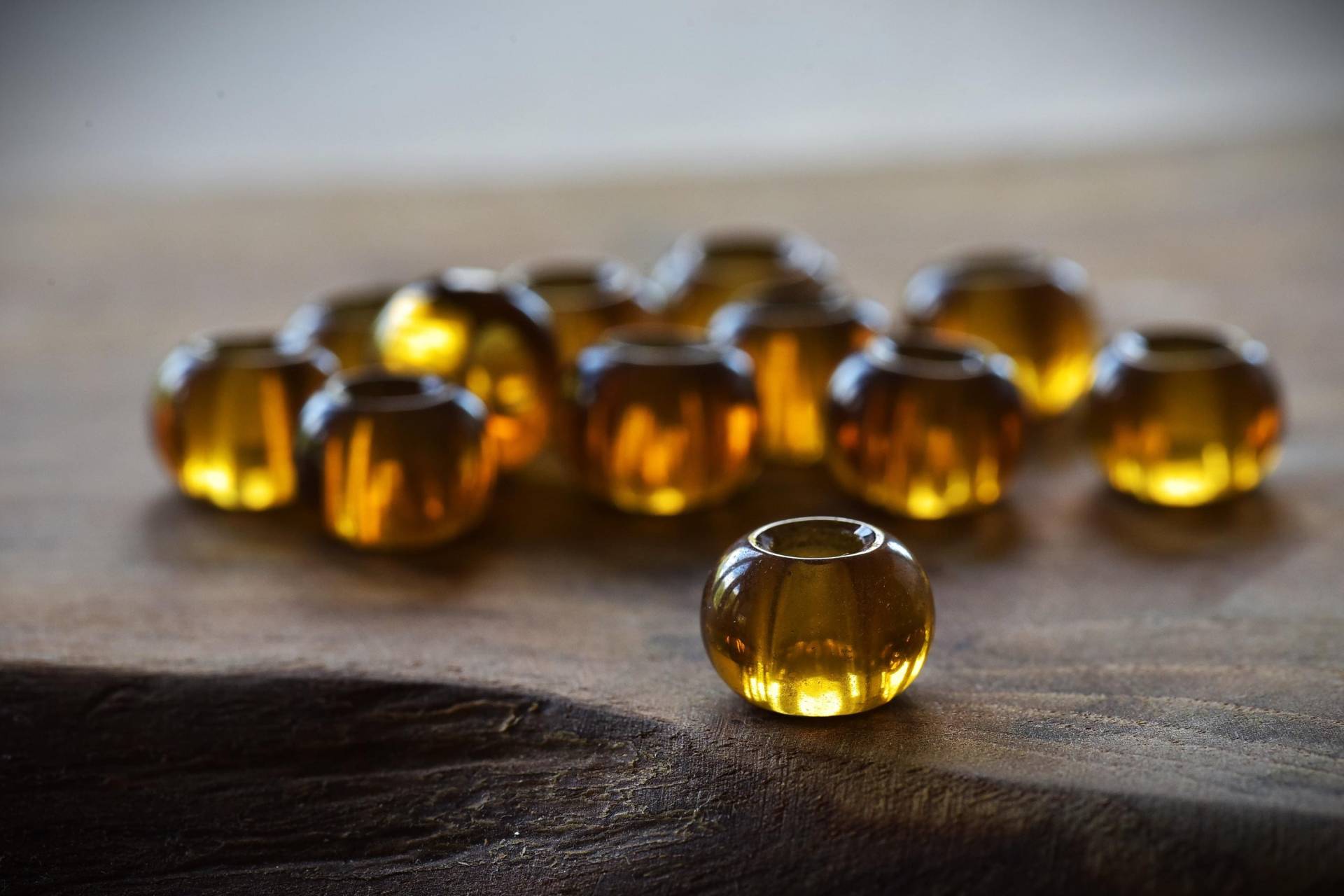 Glasperlen | Perlen Schmuck Dreadlocks Dreads Hippie Glas Durchsichtig von sARTkunsthandwerk