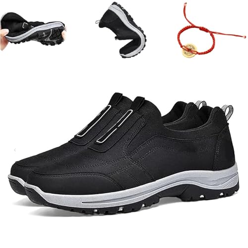 saVgu Daladder Walking-Schuhe, Daladder Orthopädische Schuhe for Herren, Daladder Walking Orthopädische Schuhe, Herren-Wanderschuhe (Color : Black, Size : US-10) von saVgu