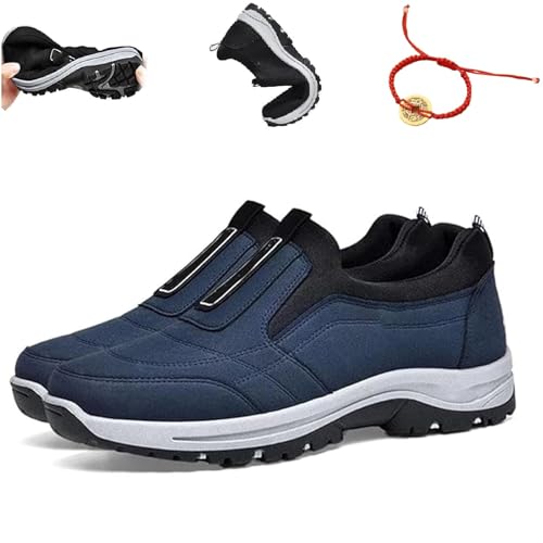 saVgu Daladder Walking-Schuhe, Daladder Orthopädische Schuhe for Herren, Daladder Walking Orthopädische Schuhe, Herren-Wanderschuhe (Color : Blue, Size : US-9.5) von saVgu