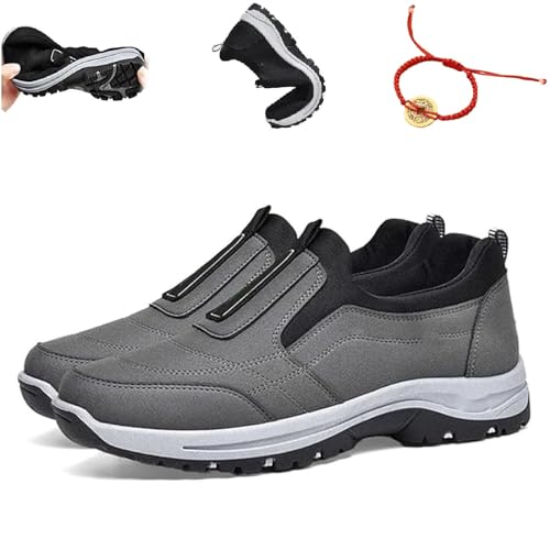 saVgu Daladder Walking-Schuhe, Daladder Orthopädische Schuhe for Herren, Daladder Walking Orthopädische Schuhe, Herren-Wanderschuhe (Color : Gray, Size : US-10) von saVgu