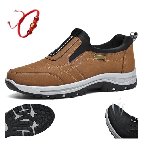 saVgu Daladder Wanderschuhe, Daladder Walking Orthopädische Schuhe, Daladder Orthopädische Wanderschuhe, Wanderschuhe for Herren (Color : Brown, Size : US-10) von saVgu