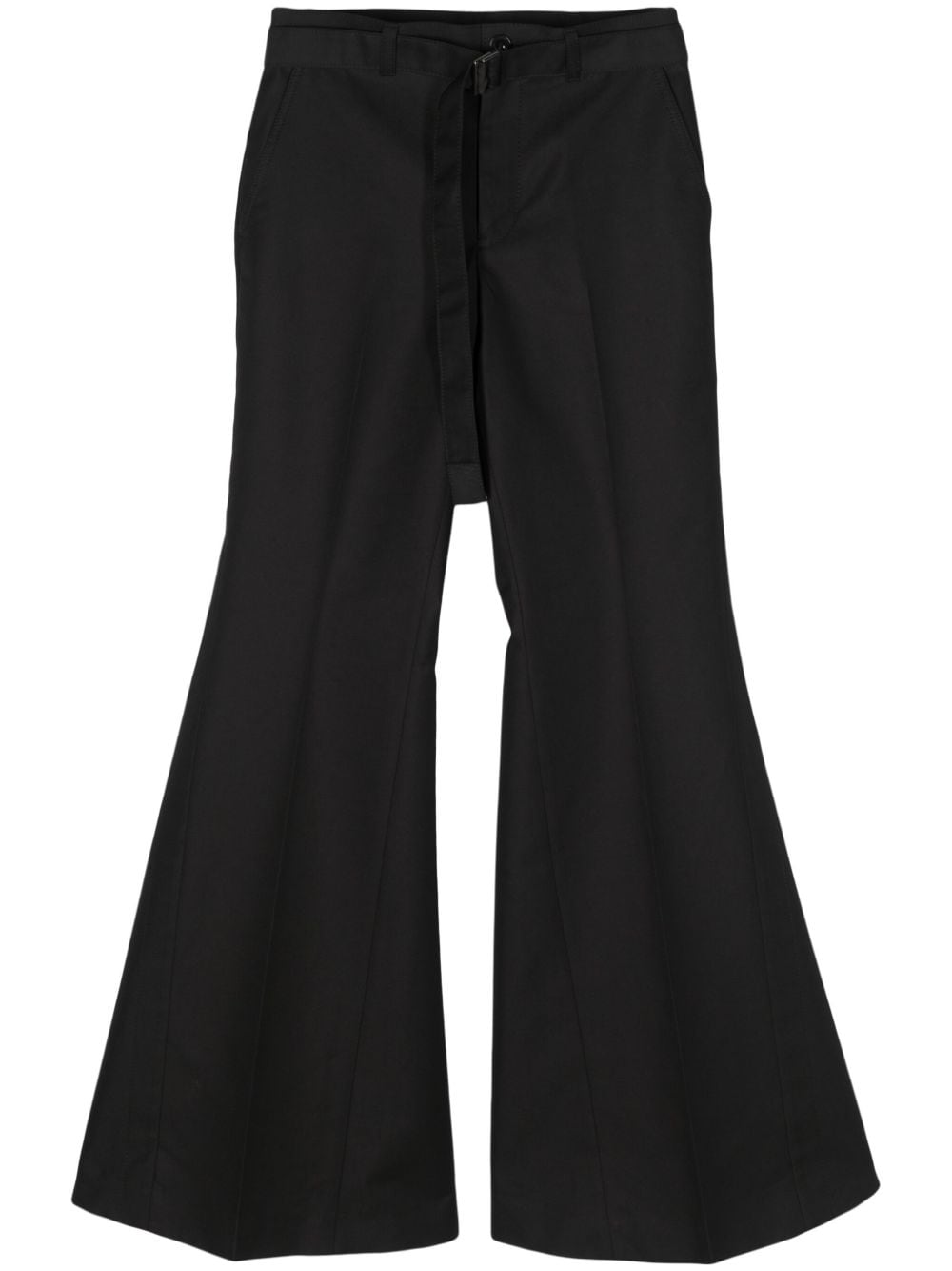 sacai Ausgestellte Hose - Schwarz von sacai