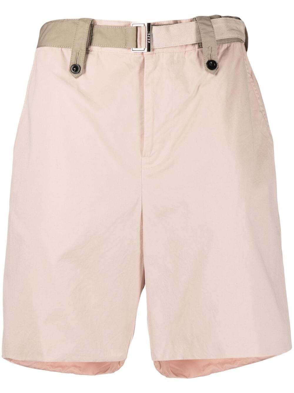 sacai Bermudas mit Gürtel - Rosa von sacai