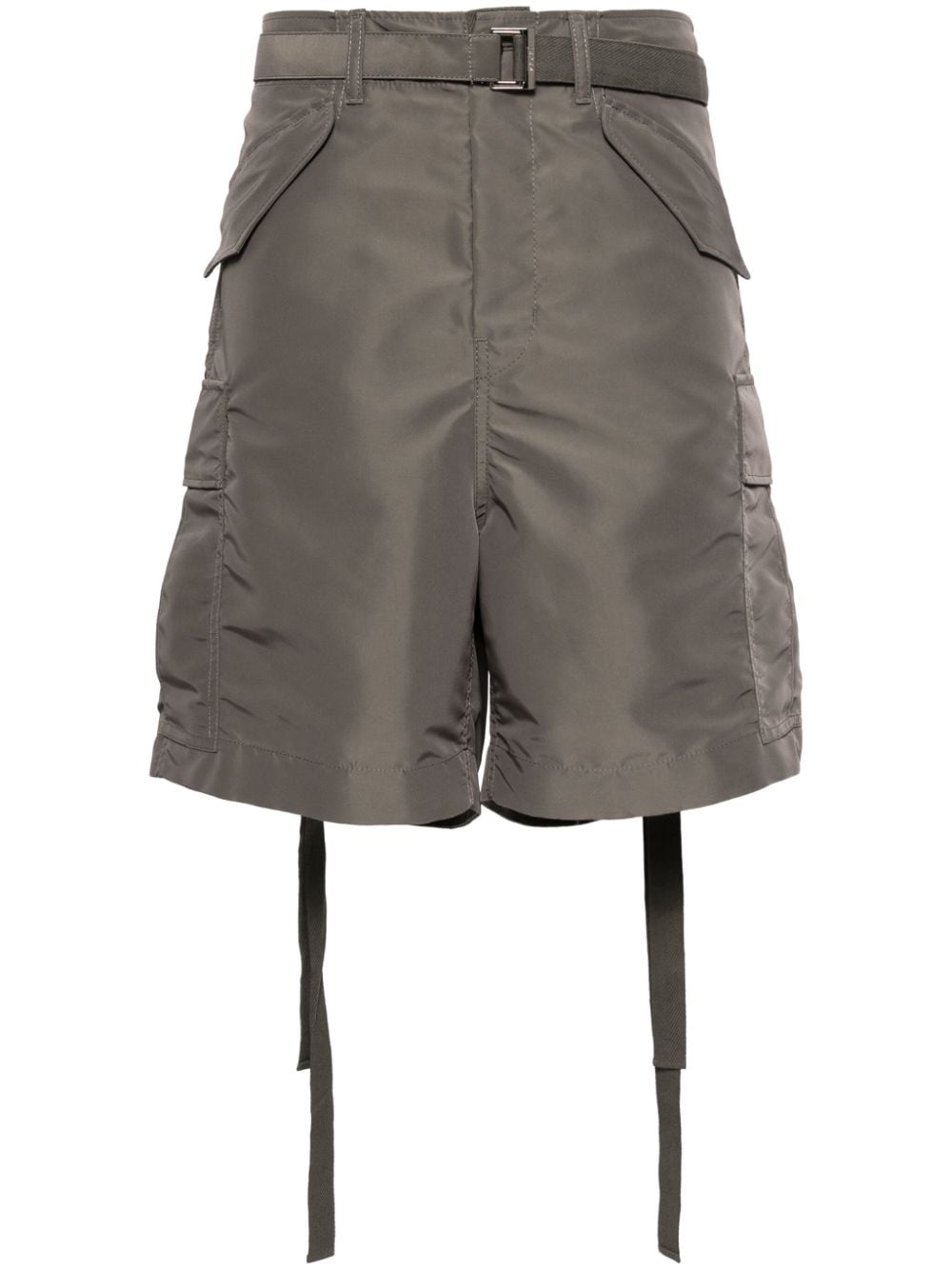 sacai Cargo-Shorts mit Gürtel - Grau von sacai