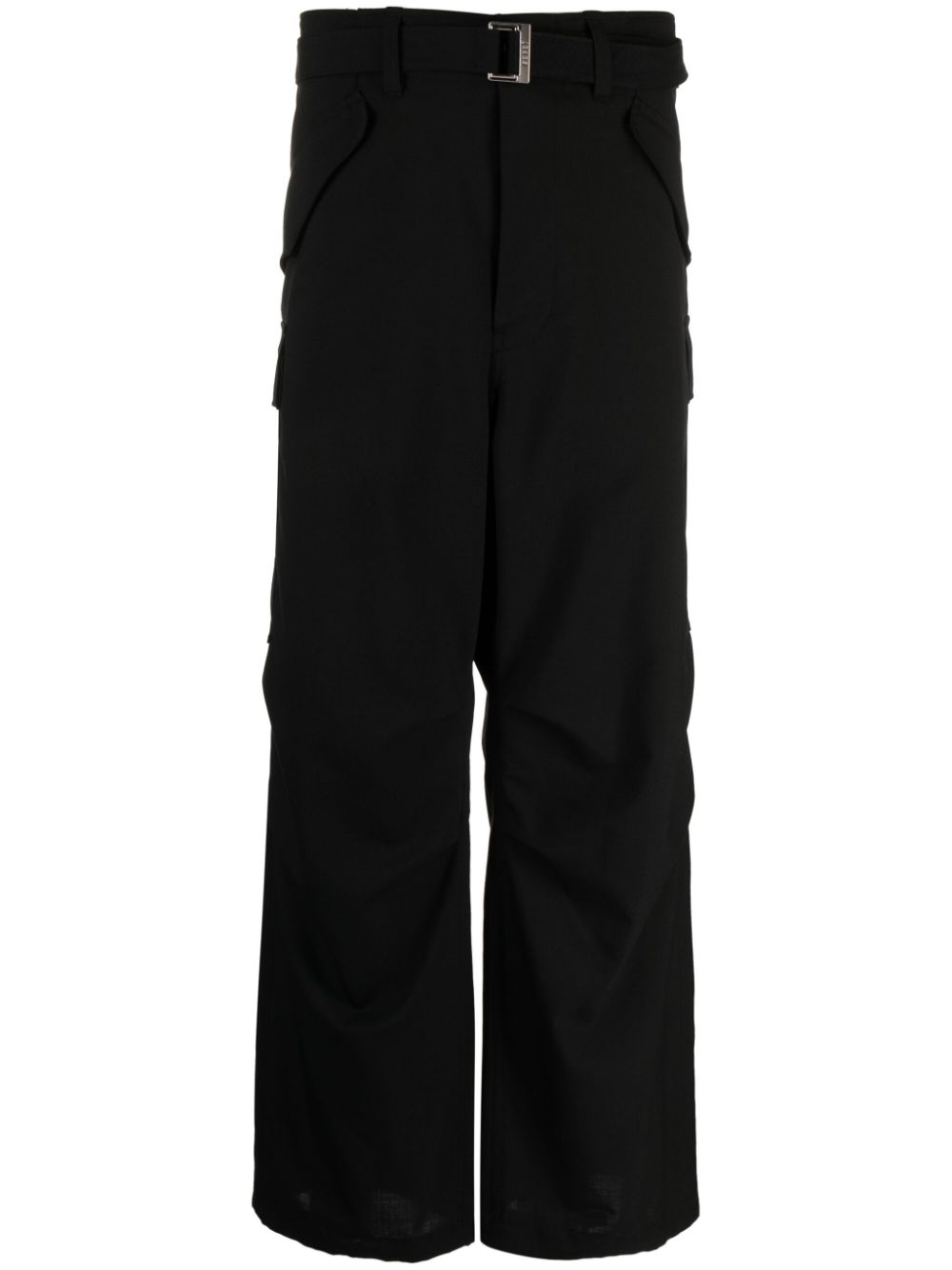 sacai Cargohose mit geradem Bein - Schwarz von sacai