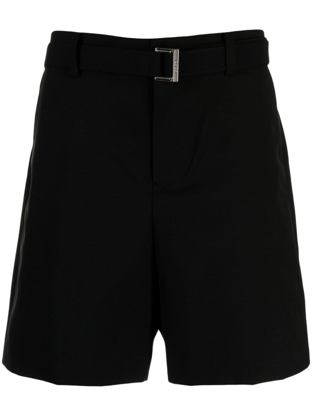 sacai Halbhohe Bermudas mit Gürtel - Schwarz von sacai