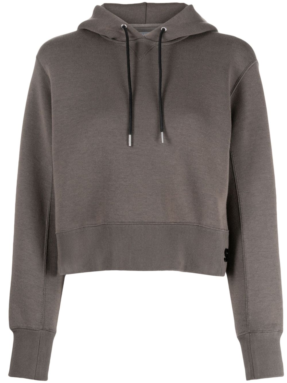 sacai Hoodie mit S-Applikation - Braun von sacai