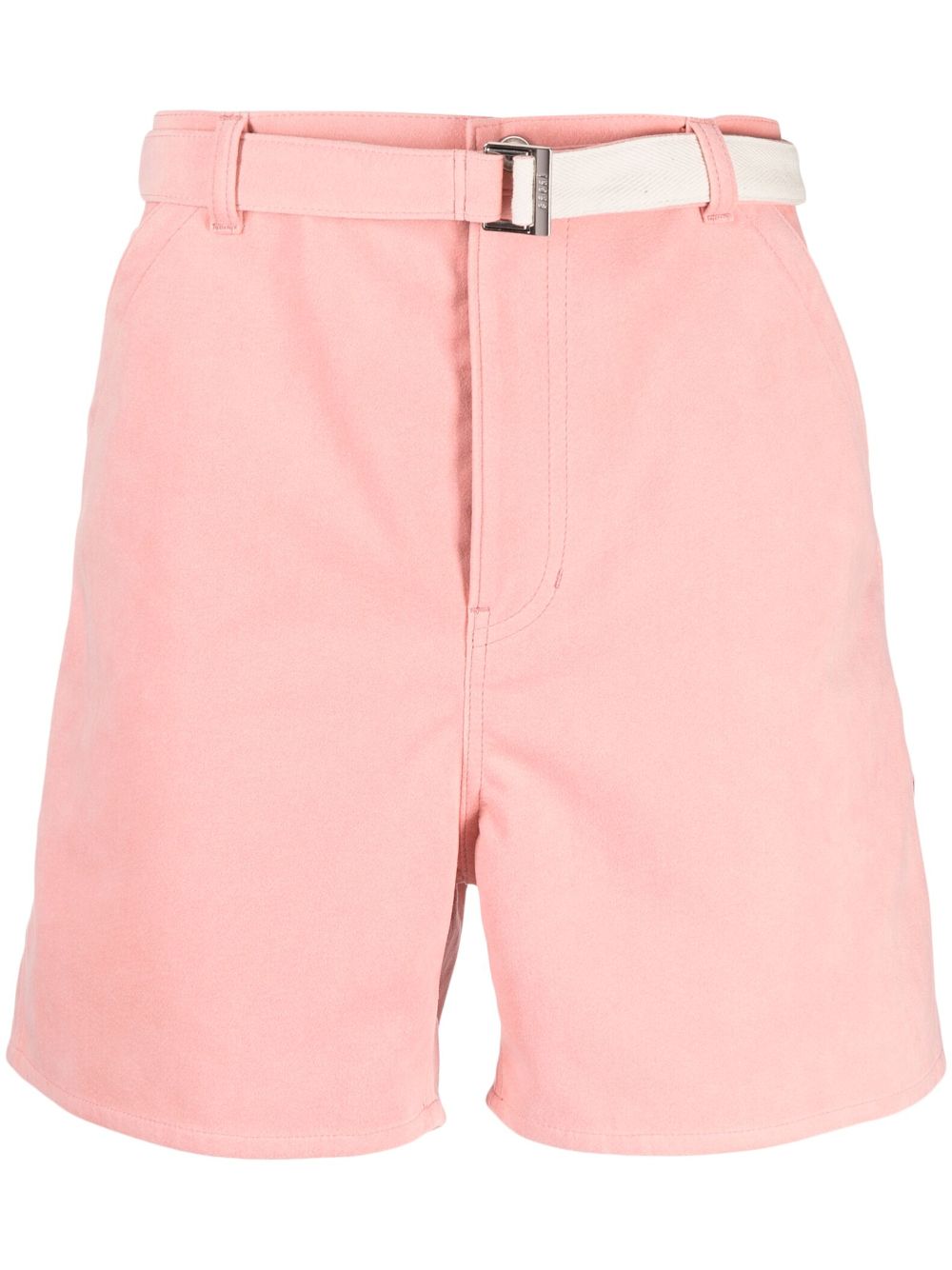 sacai Shorts mit Gürtel - Rosa von sacai