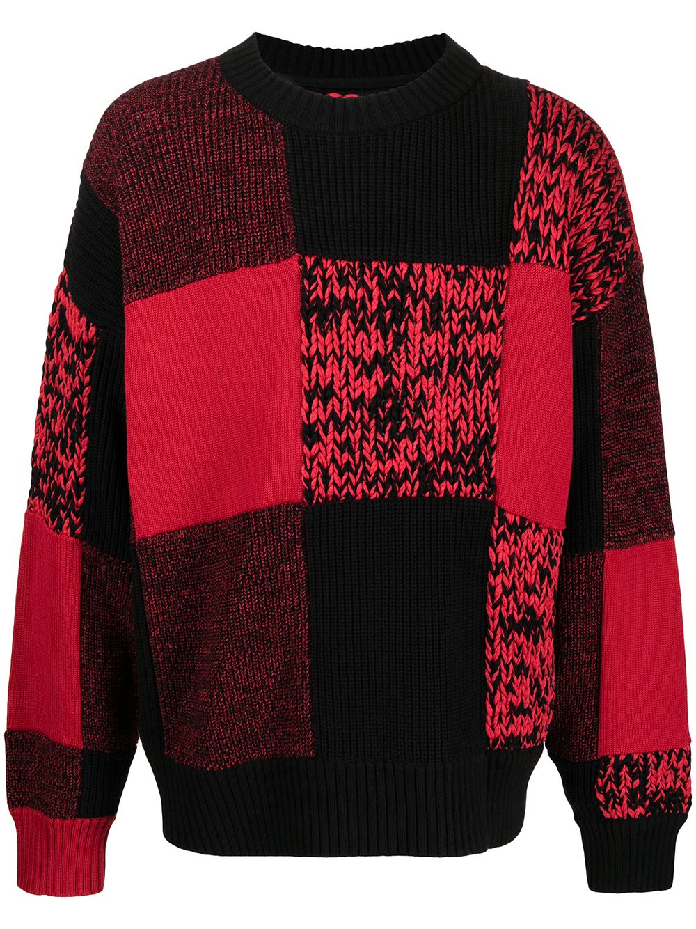 sacai Karierter Pullover - Rot von sacai