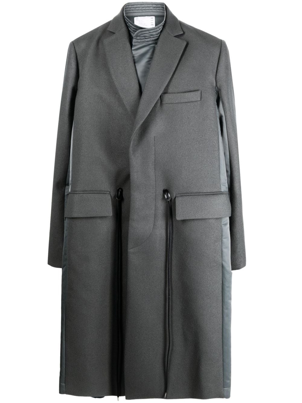 sacai Trenchcoat mit Kordelzug - Grau von sacai