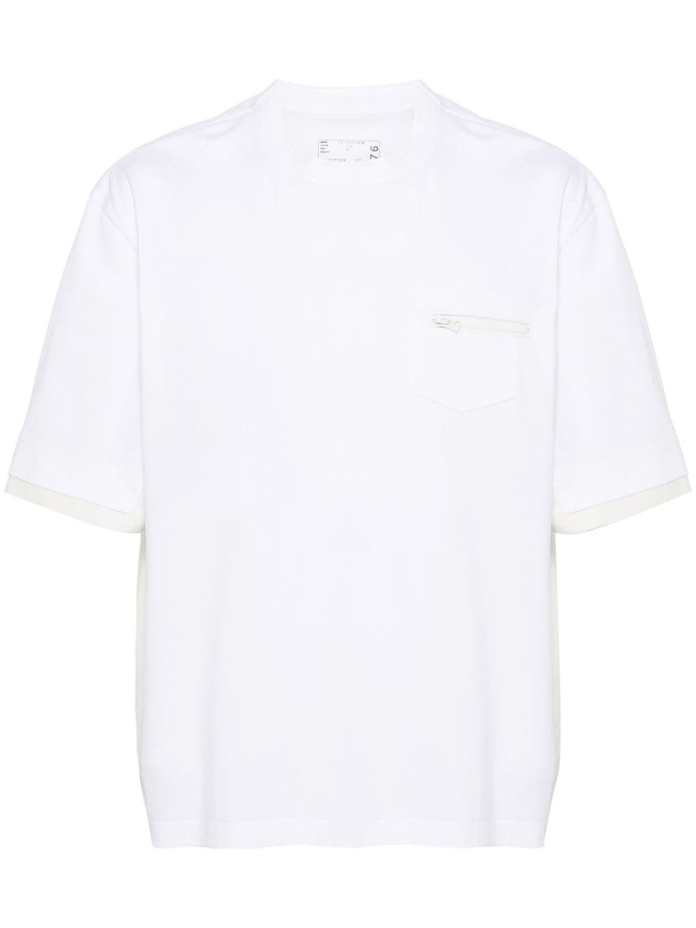 sacai T-Shirt mit Einsätzen - Weiß von sacai