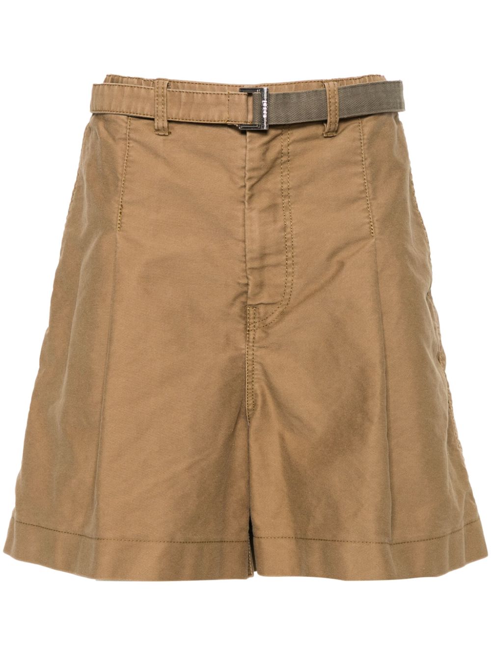 sacai Shorts mit Bundfalten - Nude von sacai