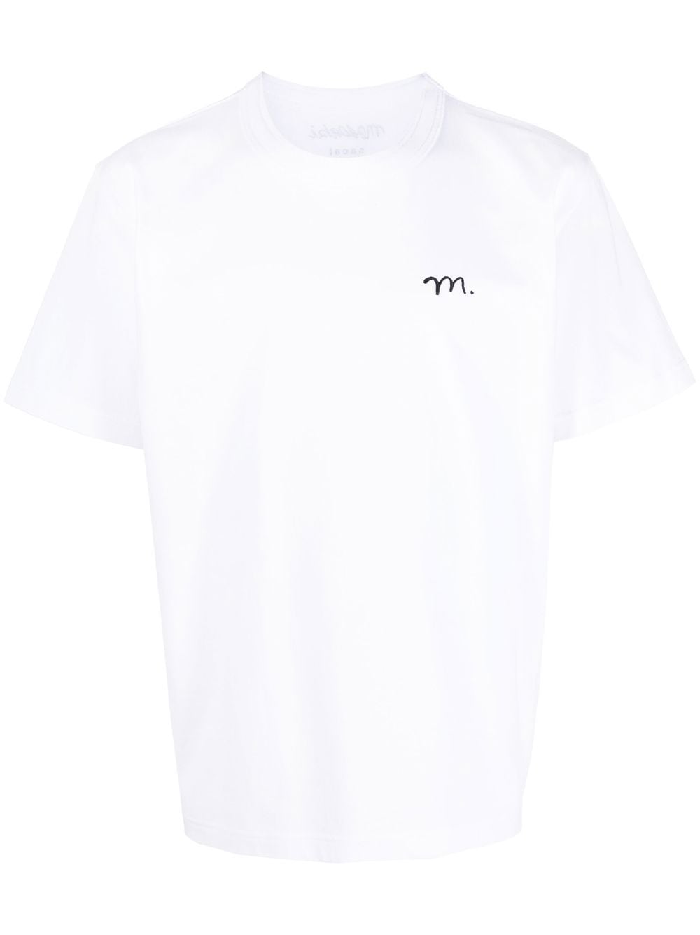 sacai x Madsaki T-Shirt mit Slogan-Print - Weiß von sacai