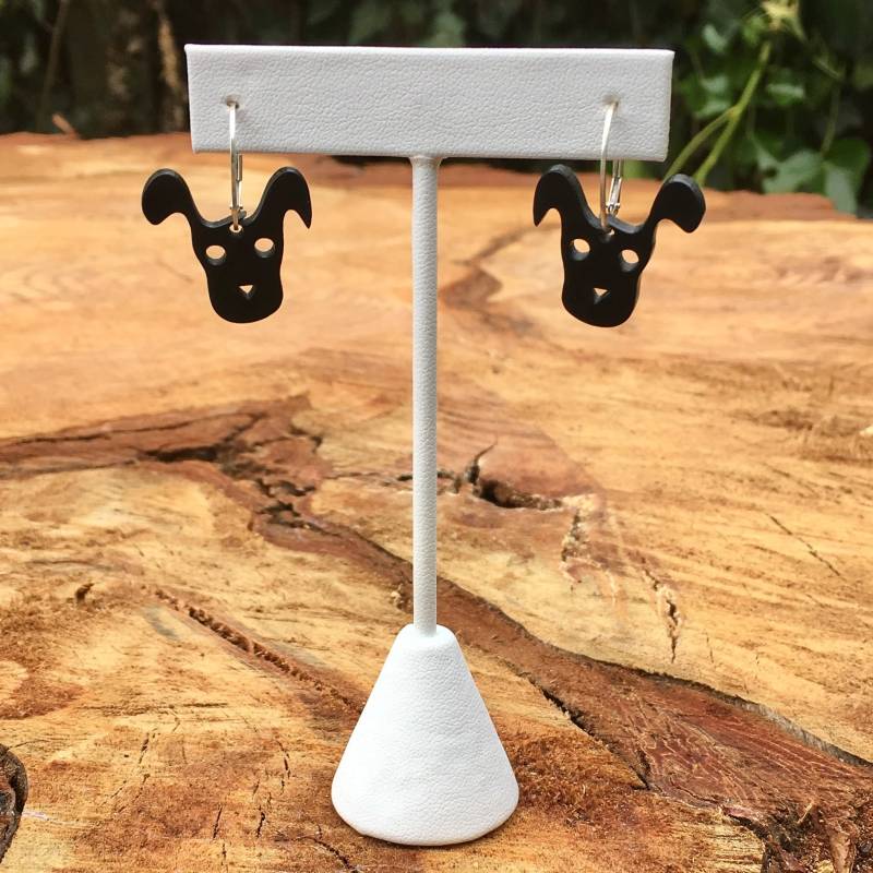 Welpen/Lucite Durchscheinend Charme, Schmuck, Hund, Hund Zubehör Anzeigen, Charme Ohrringe Laser-Cut Lucite, Charmehalskette von sacredlaughter