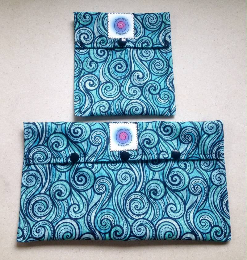 Nasstasche Mit Druckknopf 13, 5 X Oder 13 25 cm Nasstasche Mit Druckknopf 13, 5 X Oder 13 25 cm von sacredspiralcreation