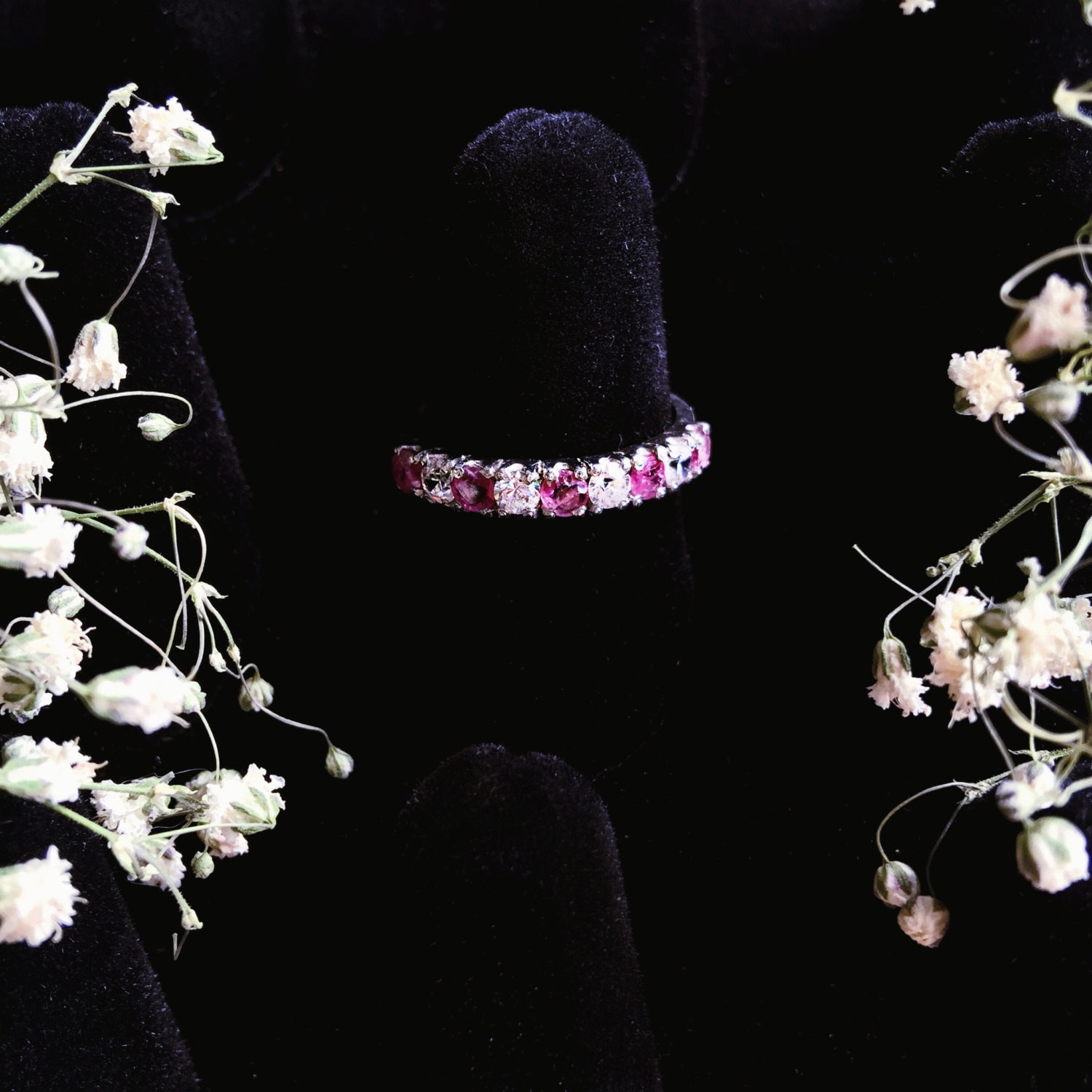 Pink Turmalin Sterling Silber Ring Größe 5-8 von sacredsterlingrings