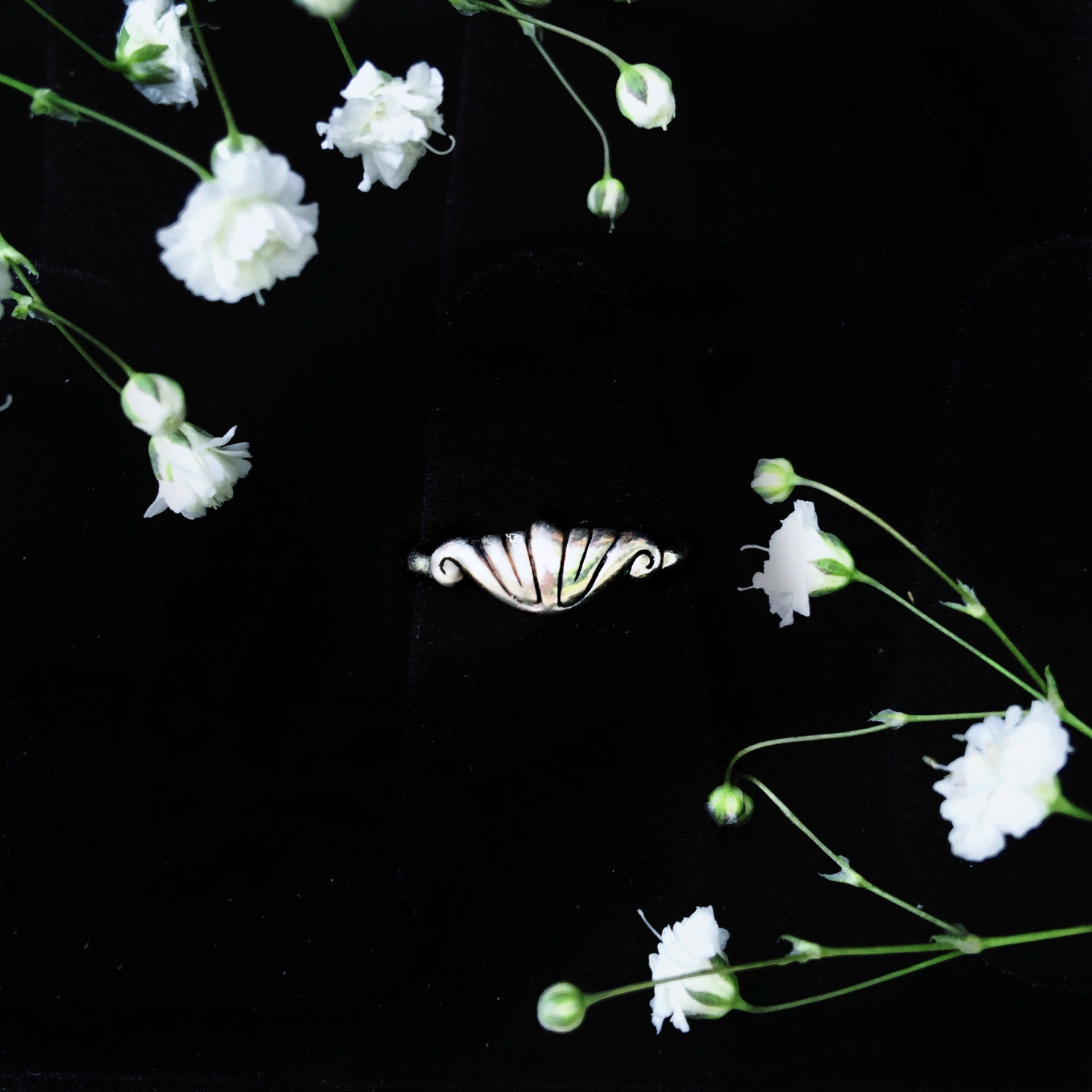 Ribbon Sterling Silber Ring Größe 5 von sacredsterlingrings