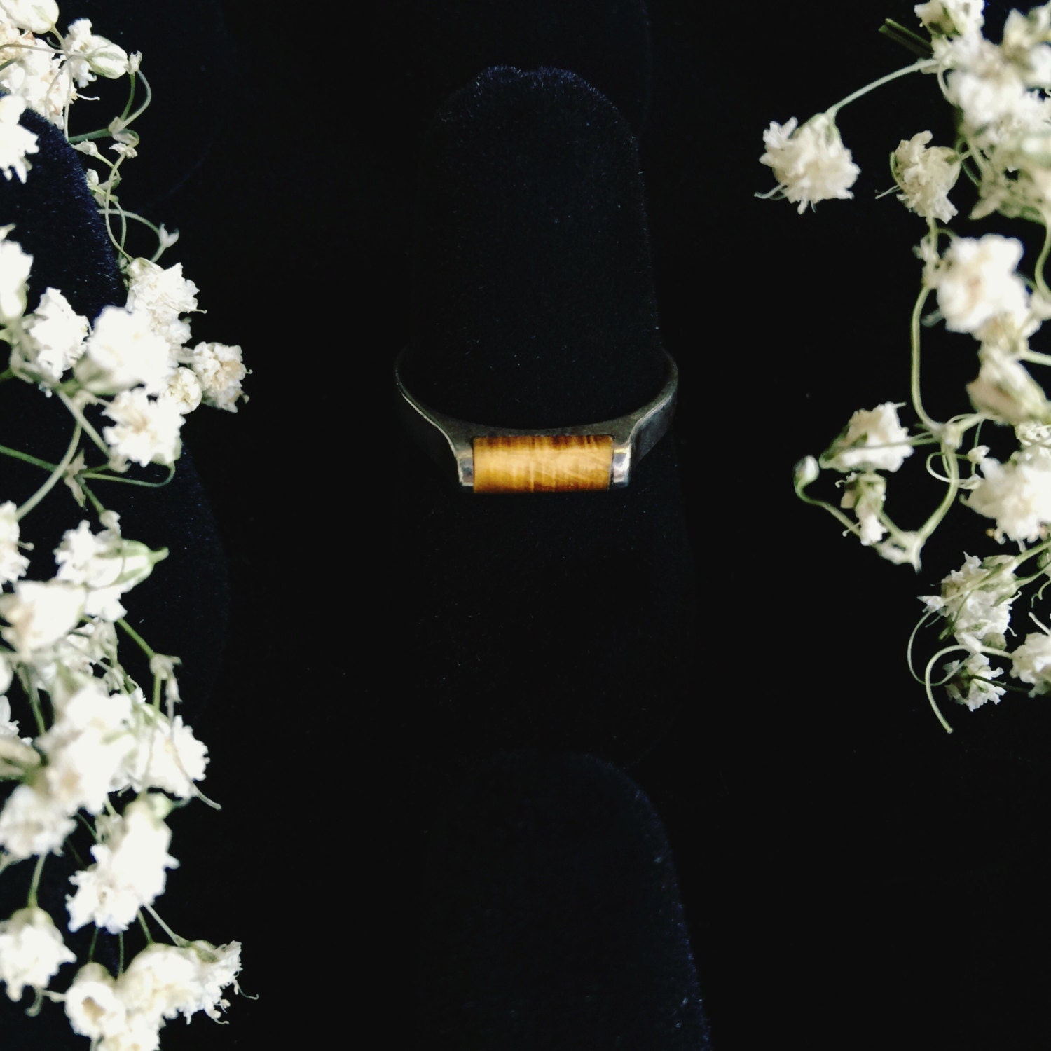 Tigerauge Sterling Silber Ring Größe 5 Und von sacredsterlingrings