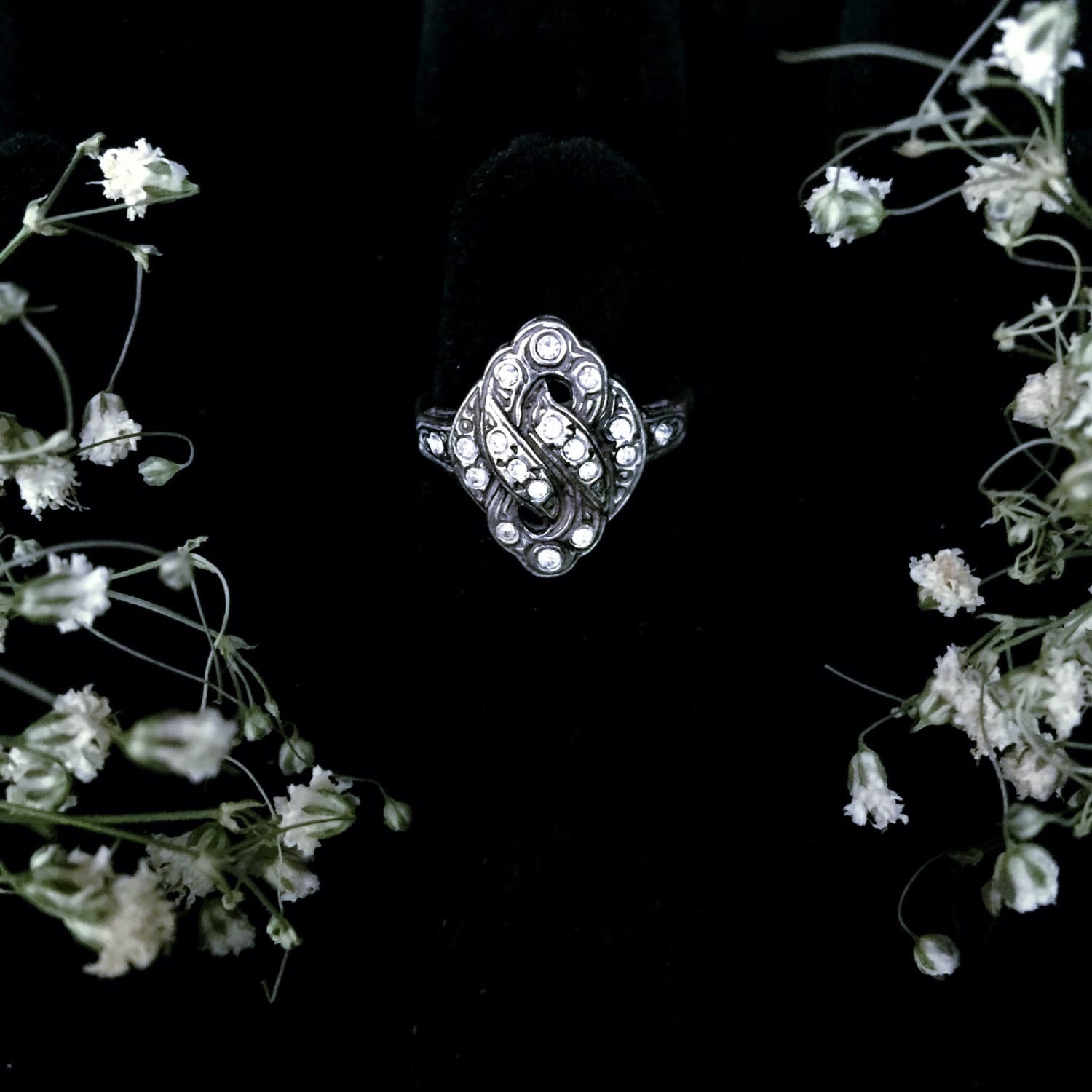 Zirkon Oval Sterling Silber Ring Größe 6 von sacredsterlingrings