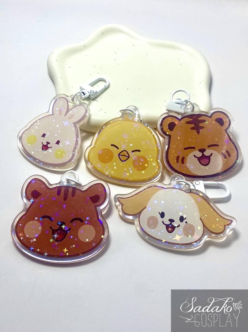 Oneus Acrylic Keychain, Glitzernder Anhänger Für Tomoon Und K-Pop Fans von sadakocosplay