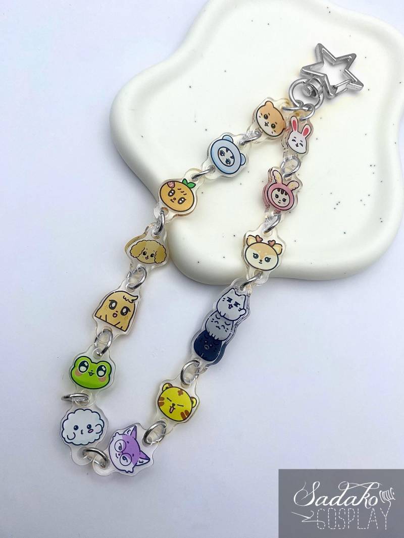 Seventeen Mini Teen Hängender Acryl Keychain Chibi, K-Pop Carat Svt Schlüssel Anhänger von sadakocosplay