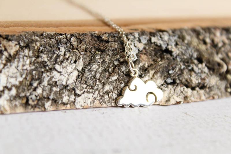 Cumulus Wolke Halskette Aus Sterlingsilber von saffronandsaege