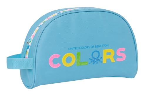 Benetton Spring Kleine Schultasche für Kinder mit Griff, Kulturbeutel für Kinder, anpassbar an den Kinderwagen, ideal für Kinder von 5 bis 14 Jahren, bequem und vielseitig, Qualität und von safta