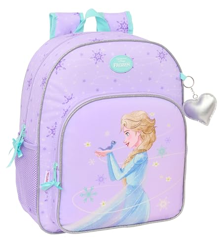 FROZEN SPIRIT Schulrucksack für Kinder, Kinderrucksack, anpassbar an den Kinderwagen, ideal für Kinder im Schulalter, bequem und vielseitig, Qualität und Widerstandsfähigkeit, 32 x 12 x 38 cm, Lila, M FROZEN SPIRIT Schulrucksack für Kinder, Kinderrucksack, anpassbar an den Kinderwagen, ideal für Kinder im Schulalter, bequem und vielseitig, Qualität und Widerstandsfähigkeit, 32 x 12 x 38 cm, Lila, M von safta