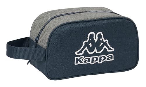 Kappa Dark Navy - Schultasche für Kinder, mittelgroß, mit Griff, Kulturbeutel für Kinder, anpassbar an den Wagen, einfache Reinigung, bequem und vielseitig, Qualität und Widerstandsfähigkeit, 26 x 12 von safta