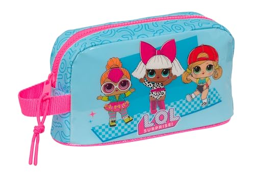 LOL Surprise! Divas Thermo-Frühstücksständer, Thermo-Frühstückshalter, Thermo-Tasche, Qualität und maximale Widerstandsfähigkeit, für Lebensmittel, Erholung, 21,5 x 6,5 x 12 cm, Blau, blau, Estándar, von safta