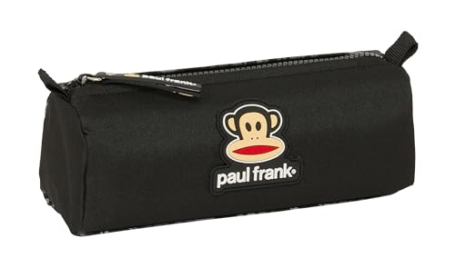 PAUL FRANK JOIN THE FUN – Federmäppchen mit Reißverschluss und Fach, Kinder Federmäppchen, ideal für Kinder im Schulalter, bequem und vielseitig, Qualität und Widerstandsfähigkeit, 21 x 7 x 8 cm, von safta