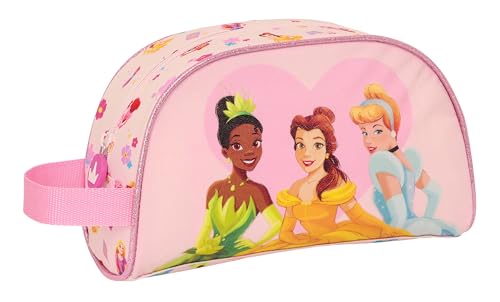 PRINCESAS Disney Summer Adventures - Große Kulturtasche für Kinder, anpassbar an den Kinderwagen, ideal für Kinder von 5 bis 14 Jahren, bequem und vielseitig, Qualität und Widerstandsfähigkeit, 26 x von safta