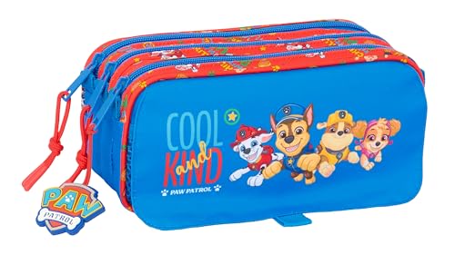 Paw Patrol Cool Federmäppchen, dreifaches Federmäppchen für Kinder, ideal für Kinder im Schulalter, bequem und vielseitig, Qualität und Widerstandsfähigkeit, 21,5 x 8 x 10 cm, Rot/Blau, M, Casual Paw Patrol Cool Federmäppchen, dreifaches Federmäppchen für Kinder, ideal für Kinder im Schulalter, bequem und vielseitig, Qualität und Widerstandsfähigkeit, 21,5 x 8 x 10 cm, Rot/Blau, M, Casual von safta