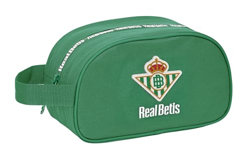 Real Betis BALOMPIÉ Kulturtasche für Kinder, mittelgroß, mit Griff, Kulturbeutel für Kinder, anpassbar an den Wagen, einfache Reinigung, bequem und vielseitig, Qualität und Widerstandsfähigkeit, 26 x Real Betis BALOMPIÉ Kulturtasche für Kinder, mittelgroß, mit Griff, Kulturbeutel für Kinder, anpassbar an den Wagen, einfache Reinigung, bequem und vielseitig, Qualität und Widerstandsfähigkeit, 26 x von safta