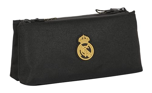 Real Madrid 3. Ausrüstung Schultasche für Kinder, mit einfachem Reißverschluss, ideal für Kinder unterschiedlichen Alters, bequem und vielseitig, Qualität und Widerstandsfähigkeit, 22 x 8 x 10 cm, von safta