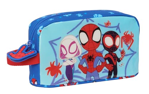 SPIDEY Thermo-Frühstücksständer, Thermoskanne, Tasche, Qualität und maximale Beständigkeit, Lebensmittelhalter, Erholung, 21,5 x 6,5 x 12 cm, Blau, blau, Estándar, Casual von safta