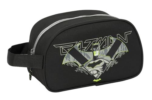 Safta Batman Game Over - Kulturtasche für Kinder, mittelgroß, mit Griff, Kinder-Kulturbeutel, anpassbar an den Wagen, einfache Reinigung, bequem und vielseitig, Qualität und Widerstandsfähigkeit, 26 x Safta Batman Game Over - Kulturtasche für Kinder, mittelgroß, mit Griff, Kinder-Kulturbeutel, anpassbar an den Wagen, einfache Reinigung, bequem und vielseitig, Qualität und Widerstandsfähigkeit, 26 x von safta