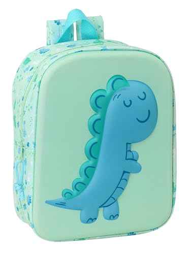 Safta DINO 3D Kindergartenrucksack, anpassbar an den Wagen, einfache Reinigung, ideal für Kinder verschiedener Altersgruppen, bequem und vielseitig, Qualität und Widerstandsfähigkeit, 22 x 10 x 27 cm Safta DINO 3D Kindergartenrucksack, anpassbar an den Wagen, einfache Reinigung, ideal für Kinder verschiedener Altersgruppen, bequem und vielseitig, Qualität und Widerstandsfähigkeit, 22 x 10 x 27 cm von safta