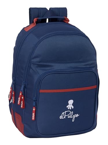 Safta EL Pulpo Schulrucksack für Kinder, ideal für Kinder verschiedener Altersgruppen, bequem und vielseitig, Qualität und Widerstandsfähigkeit, 32 x 15 x 42 cm, marineblau, M, Casual Safta EL Pulpo Schulrucksack für Kinder, ideal für Kinder verschiedener Altersgruppen, bequem und vielseitig, Qualität und Widerstandsfähigkeit, 32 x 15 x 42 cm, marineblau, M, Casual von safta