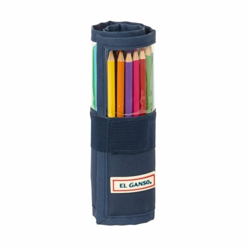 safta EL GANSO Eclipse Federmäppchen zum Aufrollen, für Kinder, ideal für Kinder von 5 bis 14 Jahren, bequem und vielseitig, Qualität und Widerstandsfähigkeit, 7 x 20 cm, Marineblau, M, Casual safta EL GANSO Eclipse Federmäppchen zum Aufrollen, für Kinder, ideal für Kinder von 5 bis 14 Jahren, bequem und vielseitig, Qualität und Widerstandsfähigkeit, 7 x 20 cm, Marineblau, M, Casual von safta