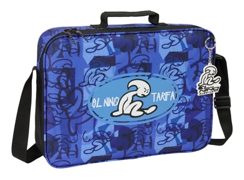 Safta El Niño Roller - Schultasche, Aktentasche, Umhängetasche, bequem und vielseitig, Qualität und Widerstandsfähigkeit, 38 x 6 x 28 cm, Blau/Schwarz, M, Casual Safta El Niño Roller - Schultasche, Aktentasche, Umhängetasche, bequem und vielseitig, Qualität und Widerstandsfähigkeit, 38 x 6 x 28 cm, Blau/Schwarz, M, Casual von safta
