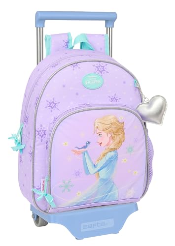 Safta FROZEN SPIRIT Kinderrucksack mit Trolley 705, ideal für Kinder verschiedener Altersgruppen, bequem und vielseitig, Qualität und Widerstandsfähigkeit, 28 x 10 x 34 cm, Lila, M, Casual Safta FROZEN SPIRIT Kinderrucksack mit Trolley 705, ideal für Kinder verschiedener Altersgruppen, bequem und vielseitig, Qualität und Widerstandsfähigkeit, 28 x 10 x 34 cm, Lila, M, Casual von safta
