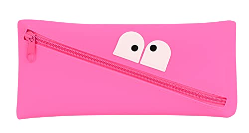 Safta - Federmäppchen für Kinder, Federmäppchen für Kinder, ideal für Kinder im Schulalter, bequem und vielseitig, Qualität und Widerstandsfähigkeit, 22 x 1 x 11 cm, Fuchsia, fuchsia, Estándar, Lässig von safta